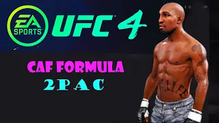 CAF FORMULA - TUPAC( RAP) How to make 2PAC UFC 4 (EA Sports UFC 4)  PS 5 PS 4