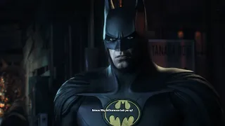 Batman Arkham Knight First few mins with Michael Keaton The flash Batman suit (MOD)