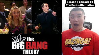 Sheldon's Wackadoodle Speech! The Big Bang Theory 3x18- The Pants Alternative Reaction!