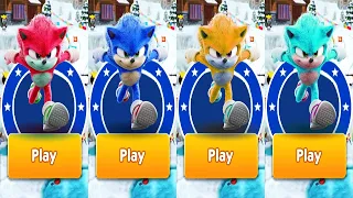 Sonic Dash - Teen Sonic from Sonic The Hedgehog Movie - All 26 Characters Unlocked Hack Rings Mod