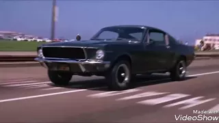 Bullitt. Bill Hickman vs Steve McQueen (Charger RT vs Mustang GT 390)