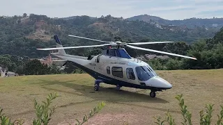 Acionamento e decolagem... -- Agusta A109E Power -- PR-SSK