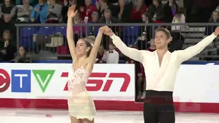 Evelyn Walsh and Trennt Michaud - Canadian Nationals 2018. LP.