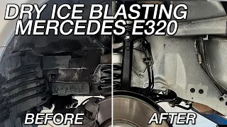 Dry Ice Cleaning W210 Mercedes Benz E320 Wagon AMG