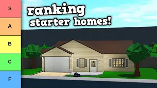 Ranking Every Bloxburg Starter House!