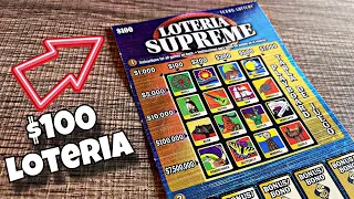 $100 Loteria Supreme - Texas Lottery