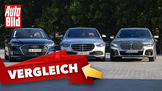 Mercedes S-Klasse (2020): Sitzprobe - Innenraum - Vergleich - BMW 7er - Audi A8 - Info