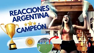 EMOCIONANTE,  llanto en el instante que Montiel marcó el gol Selección Argentina Campeón del mundo