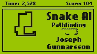 🐍🤖 Snake AI • Pathfinding (Joseph Gunnarsson)