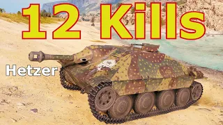 World of Tanks Jagdpanzer 38(t) Hetzer - 12 Kills 4,4K Damage