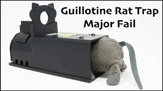 Does This Plastic Guillotine Rat Trap Sold On Amazon Actually Work? Mousetrap Monday.