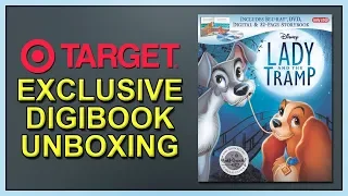 Lady and the Tramp (1955) Target Exclusive Signature Collection Blu-ray Digibook Unboxing