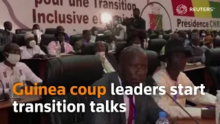 Guinea coup leaders start transition talks