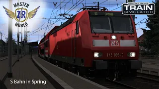 S Bahn in Spring - Bahnstrecke Riesa - Dresden - BR 146.2 - Train Simulator 2022