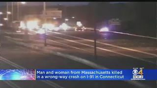 2 Massachusetts residents killed in wrong-way crash in Connecticut on I-91