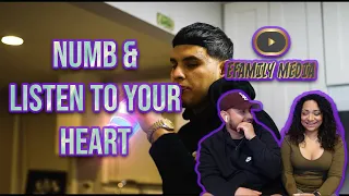 DeeBaby - Numb & Listen To Your Heart ( eFamily Reaction! )