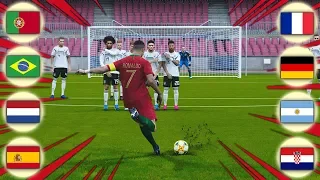 FINAL DO CAMPEONATO DE SELEÇÕES DE FALTAS! | PES 2020