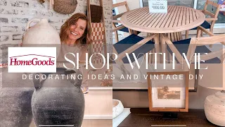 HOMEGOODS AND TJ MAXX SUMMER 2024 SHOP AND DECORATING IDEAS| Vintage Inspired DIY