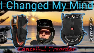 V13 vs Veteran Sherman S  EUC, which is the best Electric Unicycle?