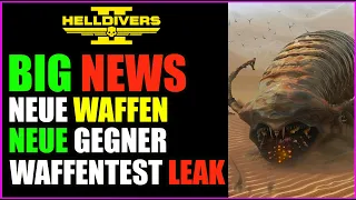 Helldivers 2🔥Big NEWS WAFFENTEST 🔥Neue Gegner & Waffen 🔥Tipps & Tricks Roadmap LEAK deutsch