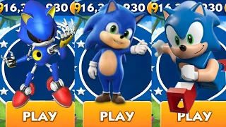 Sonic Dash -  Metal Sonic VS Baby Sonic VS Lego Sonic _ Movie Sonic vs All Bosses Zazz Eggman