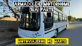 1RA PARTE ARMADO DE MOTORHOME!🥳 MIRA COMO LE HICIMOS LA CERRADURA A LA PUERTA DEL COLECTIVO 😲🚪