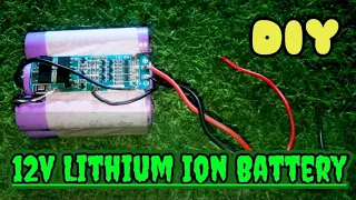 How To Make 12v 4000mAh Lithium Ion Battery || 12v Lithium Ion Battery Pack