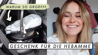 Geschenk für die Hebamme + Babyschale montieren | MANDA Vlog