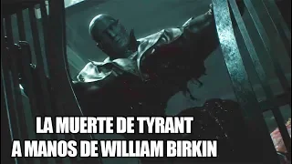 Resident Evil 2 Remake - La muerte de Tyrant (Mr X vs William Birkin)