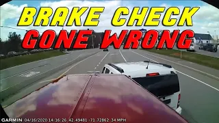 A Day in The Life of an American Truck Driver - Road Rage, Brake Check, Car Crash, Instant Karma USA