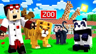 JE CONSTRUIS un ZOO dans MINECRAFT ! (Animaux)