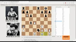 Chess | The Game of the Century | Donald Byrne vs Bobby Fischer (13 years old) | 1956‎