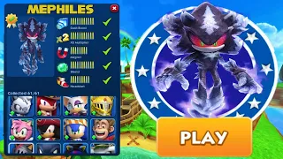 Sonic Dash - Mephiles the Dark New Character Unlocked and Fully Upgraded - Run Gameplay