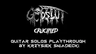 Godslut - Crucified - guitar solos playthrough by Krzysiek Śniadecki #shorts