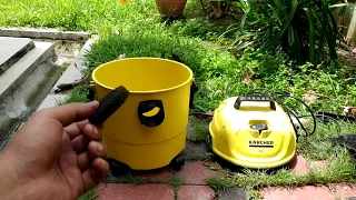 DIY Bersihkan Vacuum Karcher WD1 Dengan Basic Tool Sahaja