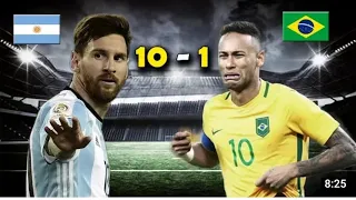 Argentina vs Brazil 7-0 Resumen Y Goles Extended Highlights & Goals 2021