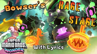 Bowser's Rage Stage WITH LYRICS - Super Mario Bros. Wonder Cover