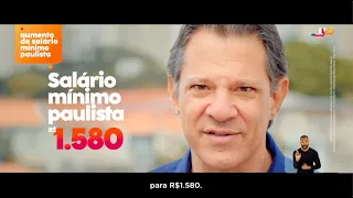 SALÁRIO MÍNIMO PAULISTA A R$ 1.580: ENTENDA | Haddad Governador