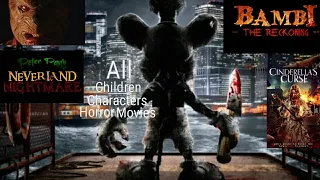 All childhood characters that have gotten and are getting horror movies made as of steamboat Willie