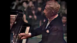 Arthur Rubinstein Live Recital Warsaw 1966. AI Colorize, 1080p 60fps.