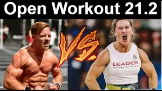 Noah Ohlsen vs Tia Toomey 21.2 Open Workout | 2021 Crossfit Open