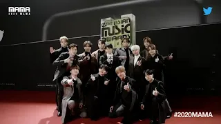 SEVENTEEN MAMA 2020 Red Carpet