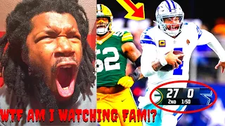 COWBOYS VS PACKERS REACTION 2024 WILDCARD DALLAS COWBOYS VS GREEN BAY PACKERS HIGHLIGHTS REACTION