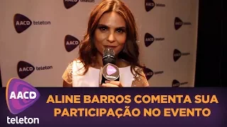 Aline Barros fala sobre participação no programa com Silvio Santos | Teleton 2017