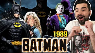 FIRST TIME WATCHING TIM BURTON'S BATMAN 1989! MOVIE REACTION W/Michael Keaton & Joker Jack Nicholson