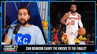Brunson in elite company, Can he carry the Knicks to the finals? | What’s Wright