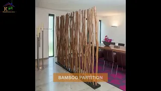 Bamboo Partition Design/Types | Interior Design Ideas | RK Handloom Store