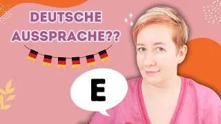 Die deutsche Aussprache: E | Deutsch mit Marija