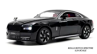 Unboxing Rolls Royce Spectre Black 1:24 Diecast Scale Model