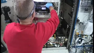 ISS Live Timelapse 06 24 2020 Prepping The Fluids and Combustion Facility